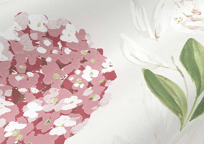 Hydrangea, Rouge - Twist&Fit Roller Blind - Image 4